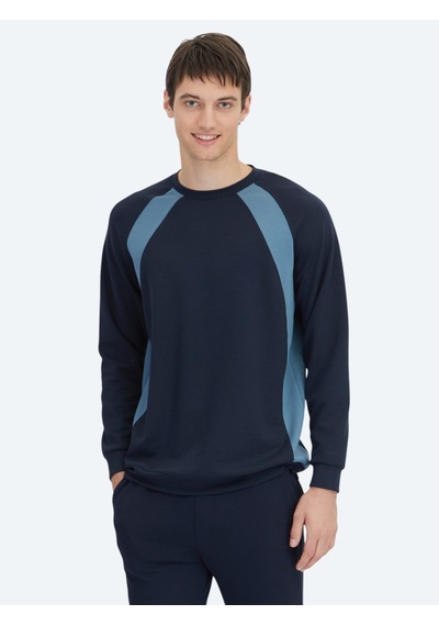 Kip Lacivert Bisiklet Yaka Sweatshirt Lacivert -