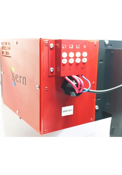 Sern Fı 20 Elektrikli Fanlı Isıtıcı 20kw 380v 2 Kademeli Termostatlı