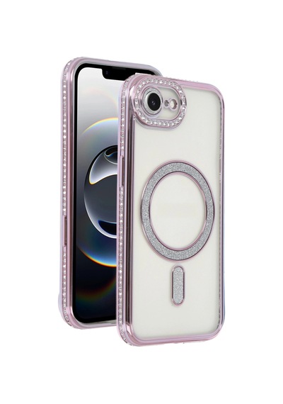 Apple iPhone Uyumlu 16e Joke Simli Magneticsafe Kılıf - Pembe