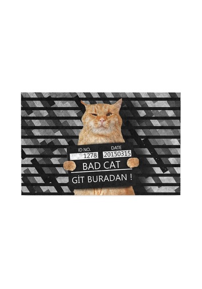 Kedi Köpek Komik Tasarımlı Dekoratif Kapı Önü Paspas, Dış Mekan/ev İçi/banyo/mutfak/yatak Odası/giriş Paspas Diğer