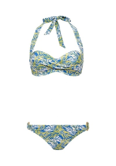 U.S. Polo Assn. Kadın Mavi Bikini Takım