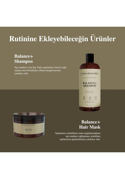 Balance+ Hair Oil 100 Ml Rosemary Series Saç Bakım Yağı