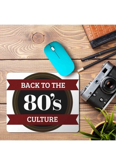 Back To The 80's Cultures Baskılı Mousepad Mouse Pad