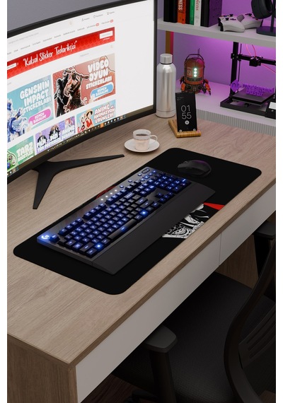 Fullmetal Alchemist Anime V5 - 70x30 Xl Gaming Kauçuk Kaymaz Taban Mouse Pad Fare Altlığı