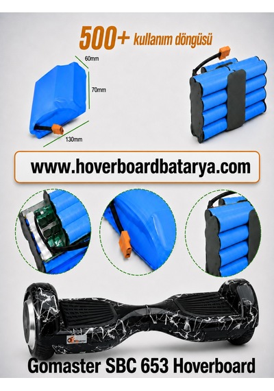 Gomaster Sbc 653 6 Ay Garantili Hoverboard Bataryası