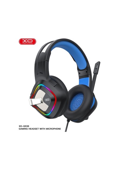 Ge08 Kulak Üstü Kablolu Rgb Işıklı Mikrofonlu Gaming Oyuncu Kulaklığı - 2 Metre - Hi-fis