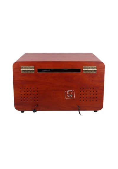Magicvoice F29 Retro Vintage Çanta Pikap Cd Radyo Bluetooth Aux Usb Mp3 Çalar
