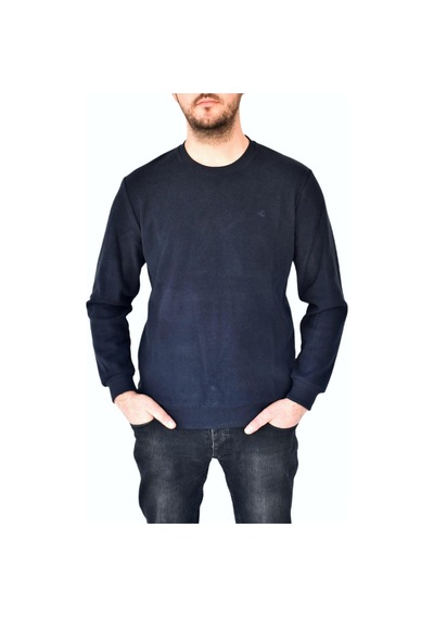 Erkek Büyük Beden Sıfır Yaka Sweatshirt 2268-btl Bgl-st02355 001