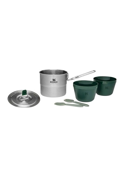 Stanley Wildfare Go Two Bowl Cook Set 1.1 L Pişirme Seti 10-09997-020 Siyah - Yeşil