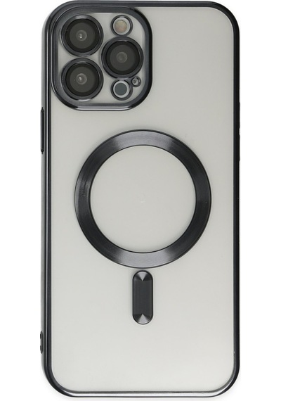Apple Uyumlu iPhone 14 Pro Uyumlu Kılıf Kross Magneticsafe Kapak - Siyah