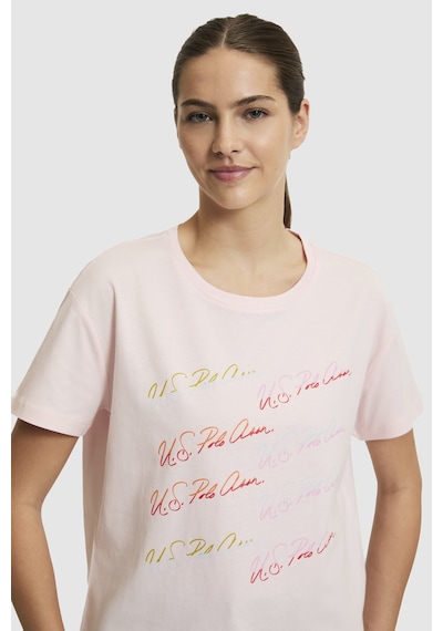 U.S. Polo Assn. U.s. Polo Assn. Kadın Açık Pembe Tişört 50323561-vr078 Acık Pembe