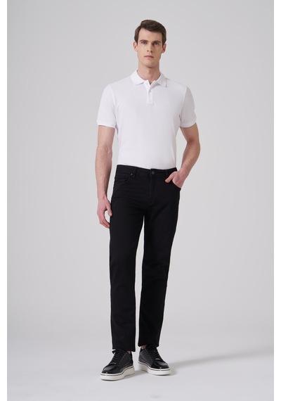 Morven Erkek Siyah Denim 5 Cep Dynamic Fit Jean 26ms003015001 Siyah