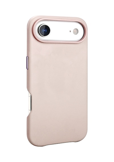 Subutu Apple Uyumlu iPhone 17 Air Kılıf M-safe Şarj Özellikli Pu Deri Görünümlü Sbt Kupra Kapak - Turuncu Turuncu