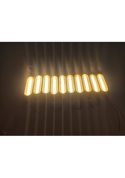 Replax Parmak Cob Led Sarı 12 Volt Su Geçirmez 10,lu 3m Bantlı