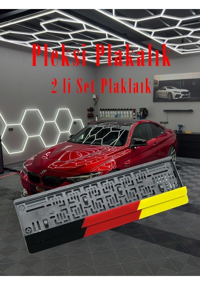 Almanya Desenli Plakalık Pleksi