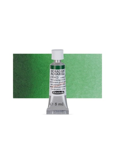 Schmincke : Horadam Aquarelle Tüp Sulu Boya : Permanent Green Olive 5 Ml
