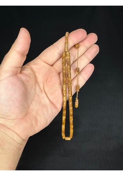 Sevgiliye Özel Hediye Kuka Tesbih Kesme Kesim 9,5mmx5,5mm H-1631.