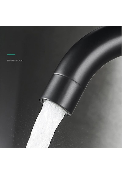 Sardıcı Lavabo Bataryası Banyo Musluğu Siyah