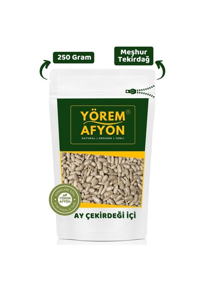 Tekirdağ Yöresinden Yüksek Lifli Vegan Dostu Tuzsuz Çiğ Ay Çekirdeği Içi Helianthus Annuus 250gr