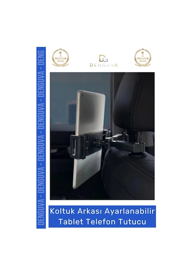 Telefontutucu Araç Arka Koltuk Başlık Uyumlu 360 Derece Döner Başlıklı Ayarlanabilir Tablet Telefon Diğer