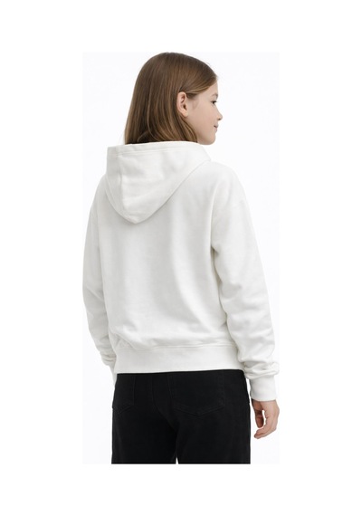 Kız Çocuk Kapüşonlu Sweatshirt Bgl-st05274 Ekru