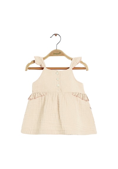 Biorganic Summer Cherry Elbise Taş Rengi Çok Renkli