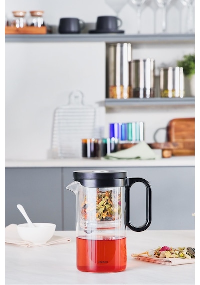 Karaca Brewy Tea Borosilikat Cam French Press 500 ml