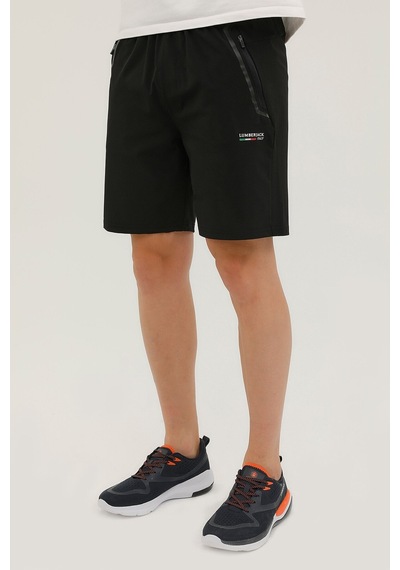 Lumberjack M-SD4011 LEON WOVEN SHORT Siyah Erkek Şort Siyah