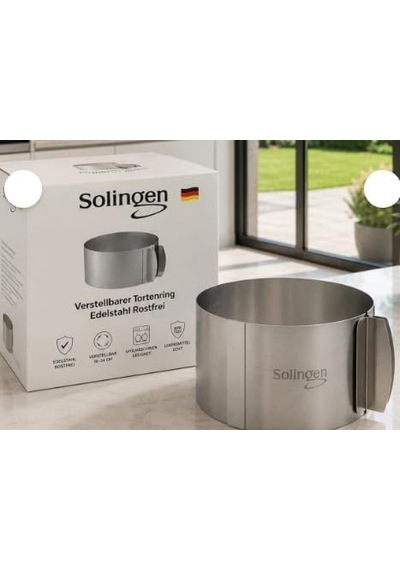 Tr Solingen Paslanmaz Çelik Ayarlanabilir Kek Kalıbı 16-34 Cm Diğer