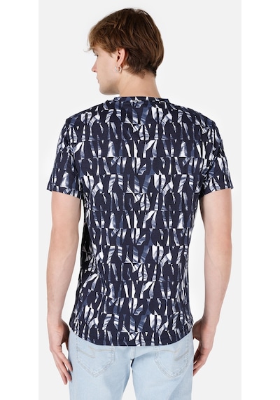 Colin's Colins Lacivertvert Erkek Tshirt K.Kol Cl1068417 Q1.V2 Nav Lacivert