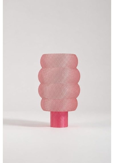 Bloom Dekoratif Masa Lambası, E27 Led, 33 Cm, Pudra Pembe