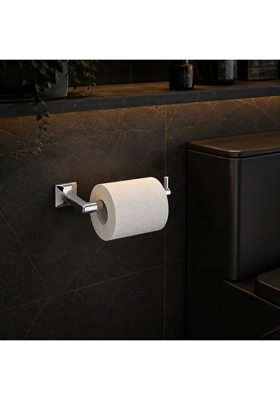 System Pruva Tuvalet Kağıtlığı Krom Renk Ba1004 002 Cr Çok Renkli