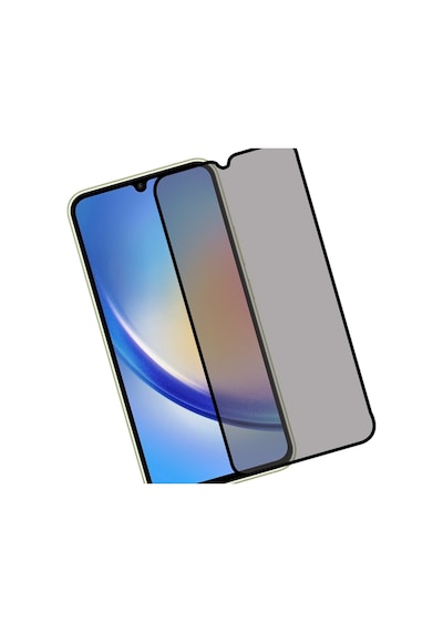 Samsung Galaxy Uyumlu A34 Hayalet Privacy 5d Ekran Koruyucu Cam