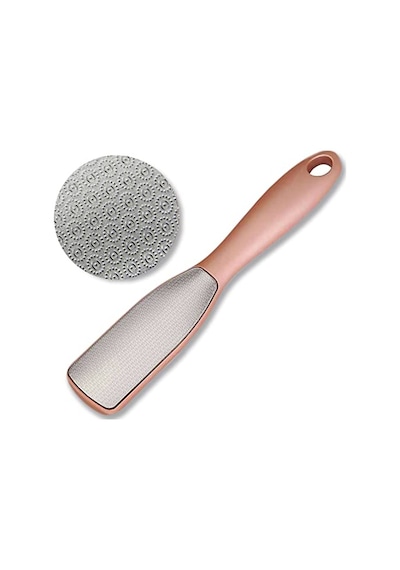 Bluefox Çift Taraflı Ayak Törpüsü Paslanmaz Çelik Nasır Ve Topuk Çatlağı Törpüsü, Ergonomik Saplı, Islak/kuru Kullanıma Uygun, Ev Tipi Pedikür Ayak Ovucu