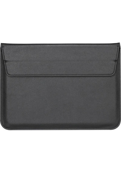 Apple Uyumlu MacBook Pro Air 13 M1-m2 2020/2022 A2179-a2337-a2338-a2251-a2159-a1989-a1708 Deri Mıknatıslı Çanta Siyah