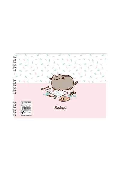 Pusheen Resim Defteri Spiralli 25x35 15 Yp