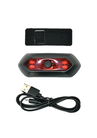 Moto Express Motosiklet Kask Arkası İkaz Ledi