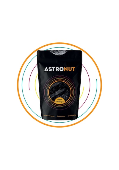 Astronut Çekirdekli Siyah Üzüm 500 G