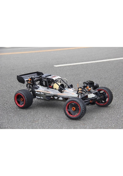 Sy Racıng 1/5 Baja 5b 30.5cc Rtr Kurşunsuz Benzinli Uzaktan Kumandalı Rc Arazi Model Araba 80+ Kmh 75cm Uzunluk Offroad Gri Kullanıma Hazır