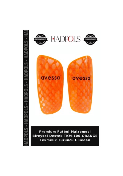 Premium Futbol Malzemesi Bireysel Destek Tkm-100-orange Tekmelik Turuncu L Beden