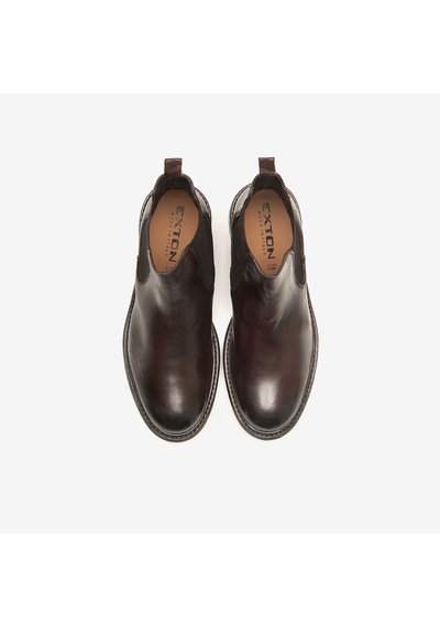 Castagno Bot Erkek 9825 Exton Soft Chelsea Boot Kahverengi