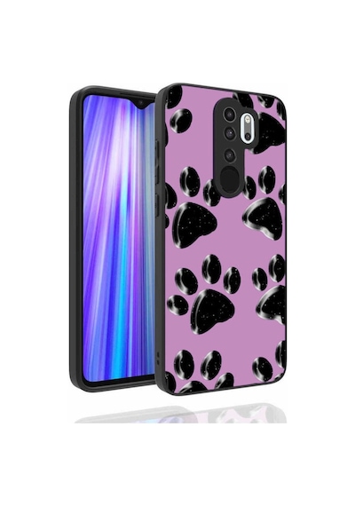 Xiaomi Redmi Note 8 Pro Kılıf Desenli Kamera Korumalı Parlak Zore Nora Kapak NO3