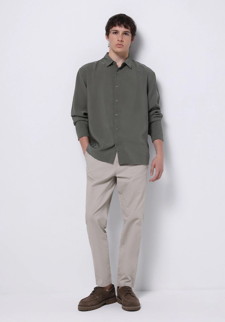 Colin's Colins Comfort Fit Shirt Neck Düz Erkek Yeşil Uzun Kol Gömlek Cl1074507 Q1.v1 Kha Haki Colin's Colins Comfort Fit Shirt Neck Düz Erkek Yeşil Uzun Kol Gömlek Cl1074507 Q1.v1 Kha Haki