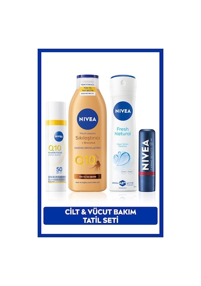 NIVEA Q10 Güneş Koruyucu 4’lü Bakım Seti