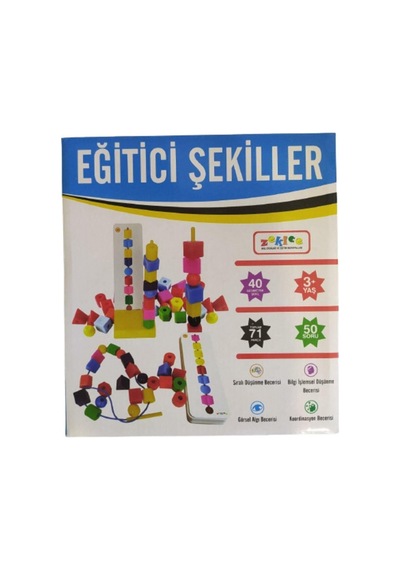 Bigibu Eğitici Şekiller Ipe Dizme Boncuk Sıralama Speedy Bak Diz Boz