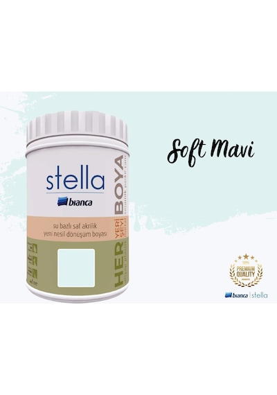 Stella Su Bazlı Saf Akrilik Boya 1 Litre Diğer