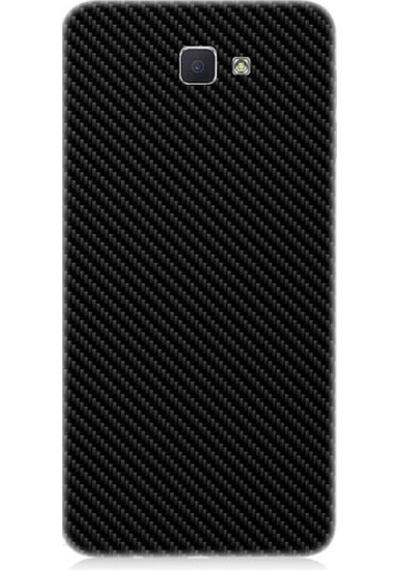 Samsung Galaxy J5 Prime Uyumlu Siyah Karbon Motif Desenli Silikon Kılıf
