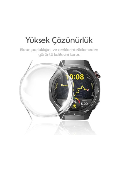 Huawei Watch Gt5 Pro 46mm İçin 360 Kasa Koruyucu Yumuşak Tpu Kılıf Dokunmatiği Ve Netliği Etkilemeyen Gt5 Pro Koruyucu Darbelere Karşı Huawei Watch Gt 5 Pro Ekran Koruyucu Kılıfı Şeffaf Çok Renkli Huawei Watch Gt5 Pro 46mm İçin 360 Kasa Koruyucu Yumuşak Tpu Kılıf Dokunmatiği Ve Netliği Etkilemeyen Gt5 Pro Koruyucu Darbelere Karşı Huawei Watch Gt 5 Pro Ekran Koruyucu Kılıfı Şeffaf Çok Renkli