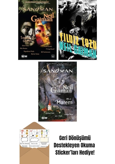 Sandman 11 Sonsuz Geceler + Yıldız Tozu + Sandman 10 Matem