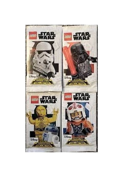 Star Wars Koleksiyon Kartları : Star Wars Trading Cards Booster Pack 4 Kapalı Paket Full Set